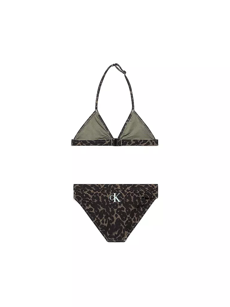 CALVIN KLEIN JEANS | Kinder Bikini Set  | braun