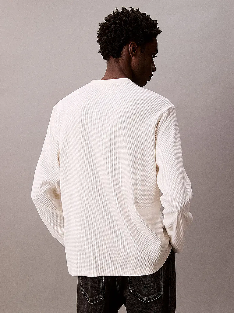 CALVIN KLEIN JEANS | Langarmshirt  | weiss