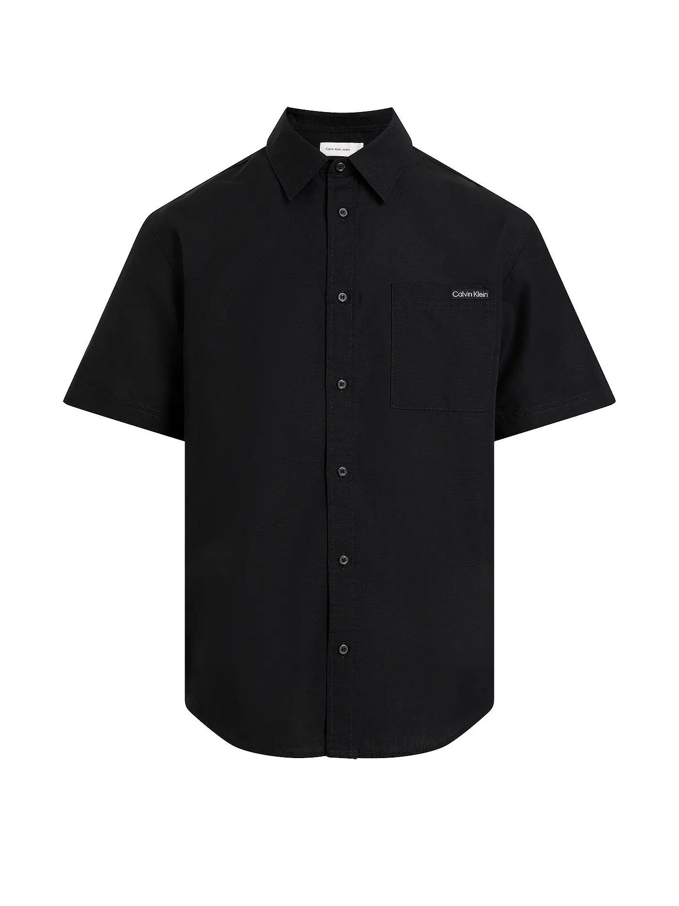 CALVIN KLEIN JEANS | Leinenhemd  | schwarz