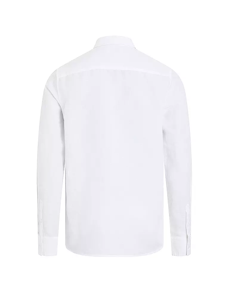 CALVIN KLEIN JEANS | Leinenhemd  | weiss
