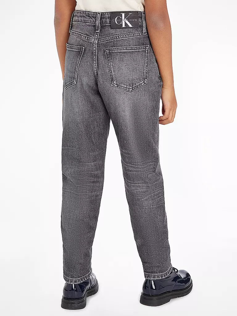 CALVIN KLEIN JEANS | Mädchen Jeans Straight Fit  | grau