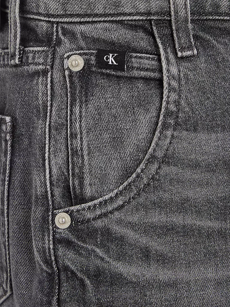 CALVIN KLEIN JEANS | Mädchen Jeans Straight Fit  | grau