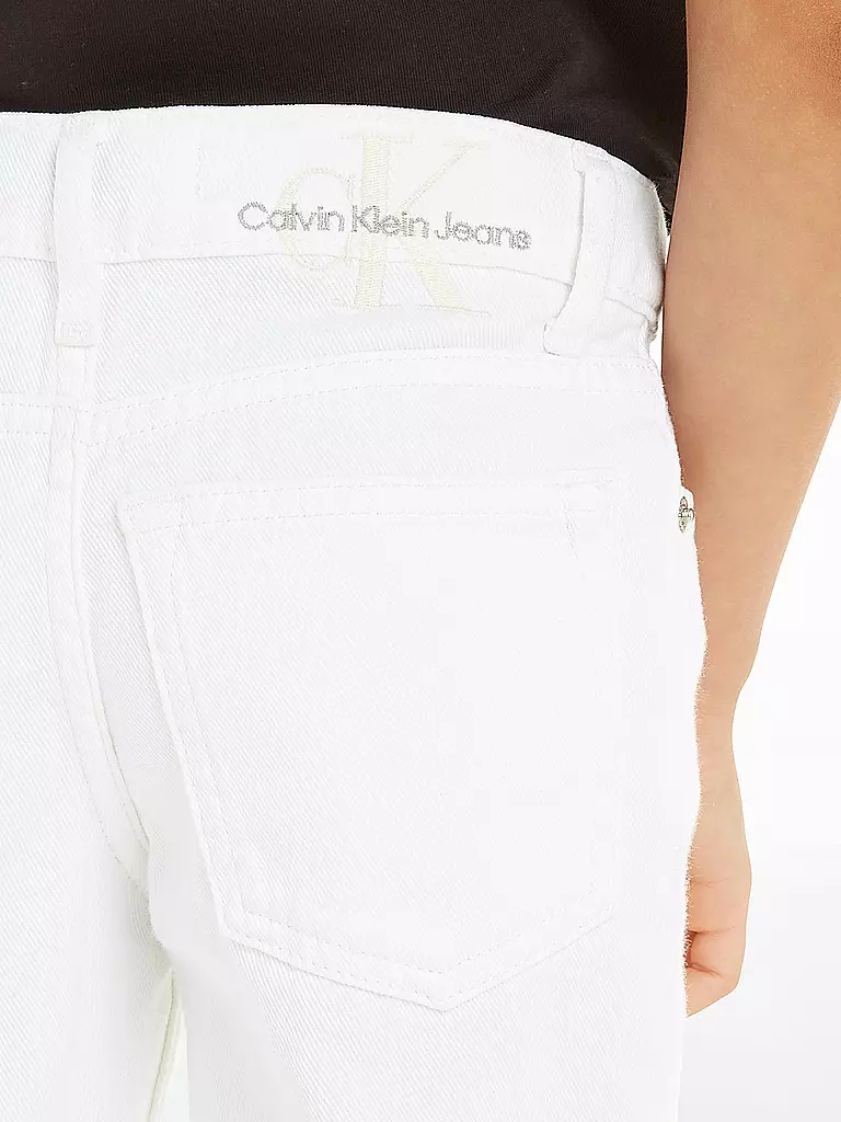 CALVIN KLEIN JEANS | Mädchen Jeans Straight Fit | weiss