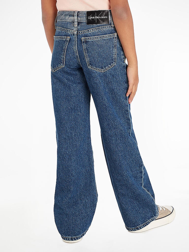 Blue Effect Mädchen Flared Jeans - Wide Leg Schwarz Mit Regular High Waist