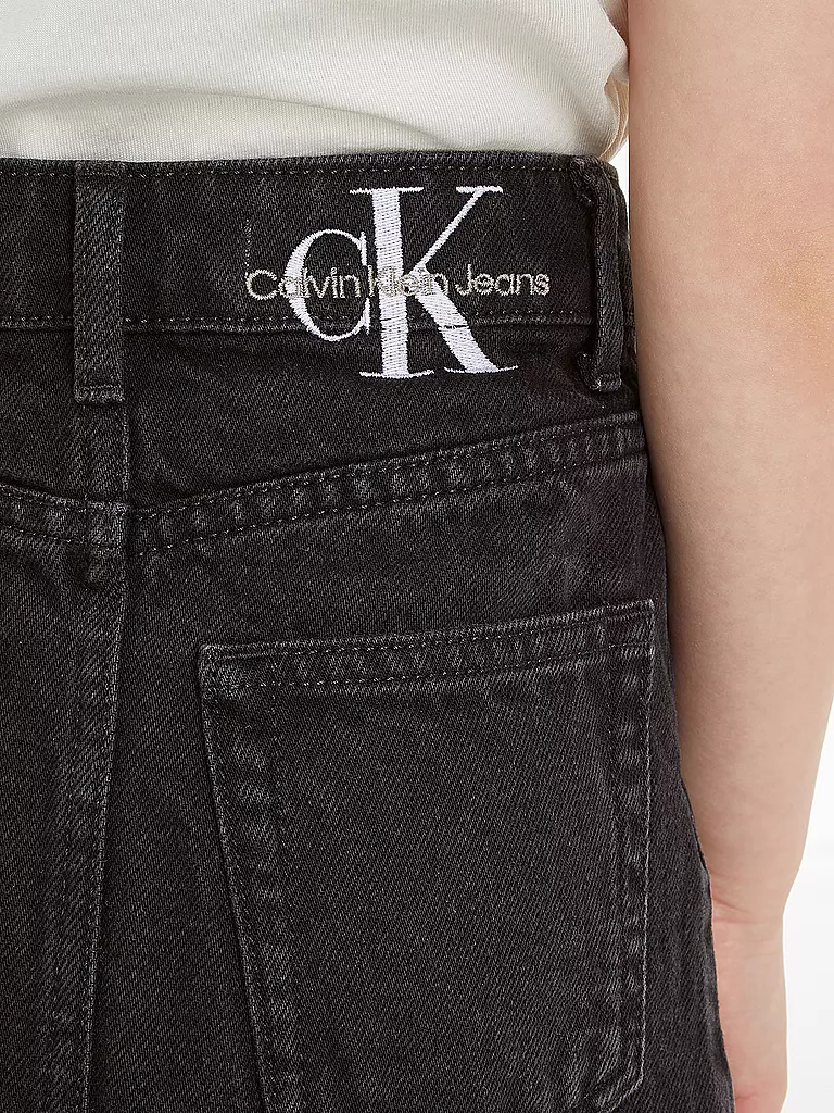 CALVIN KLEIN JEANS | Mädchen Jeansrock | schwarz