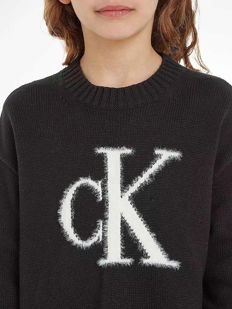CALVIN KLEIN JEANS | Mädchen Pullover | schwarz