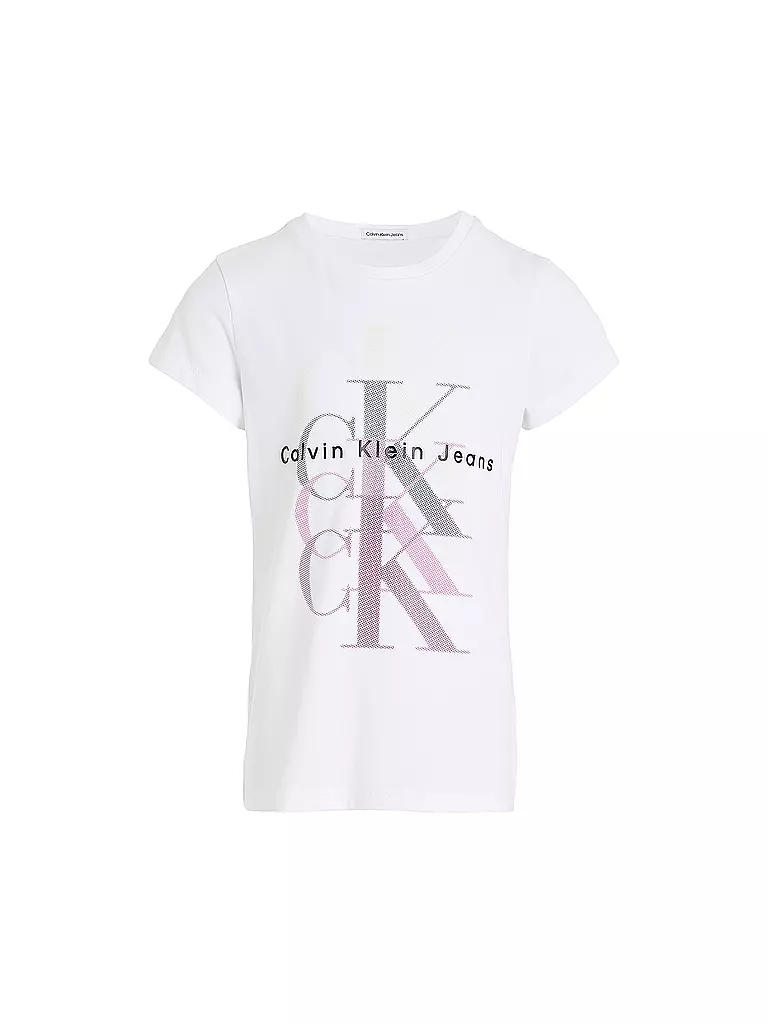 CALVIN KLEIN JEANS | Mädchen T-Shirt  | weiss