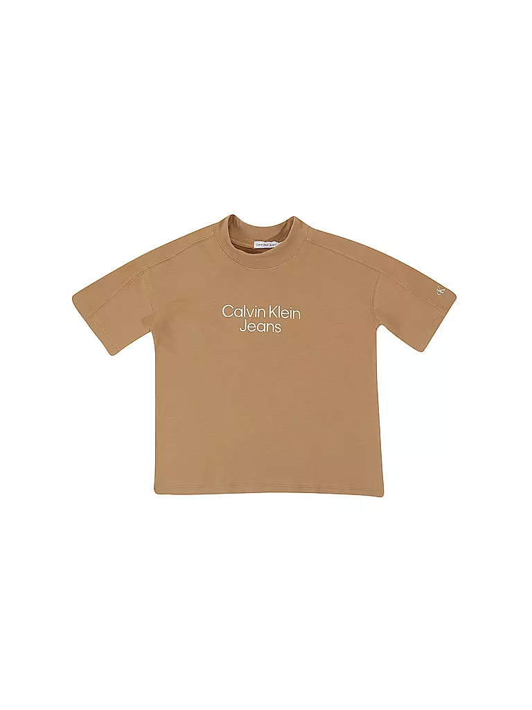 CALVIN KLEIN JEANS | Mädchen T-Shirt | camel