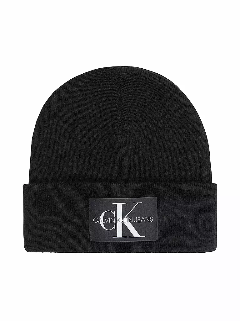 CALVIN KLEIN JEANS | Mütze - Beanie  | schwarz