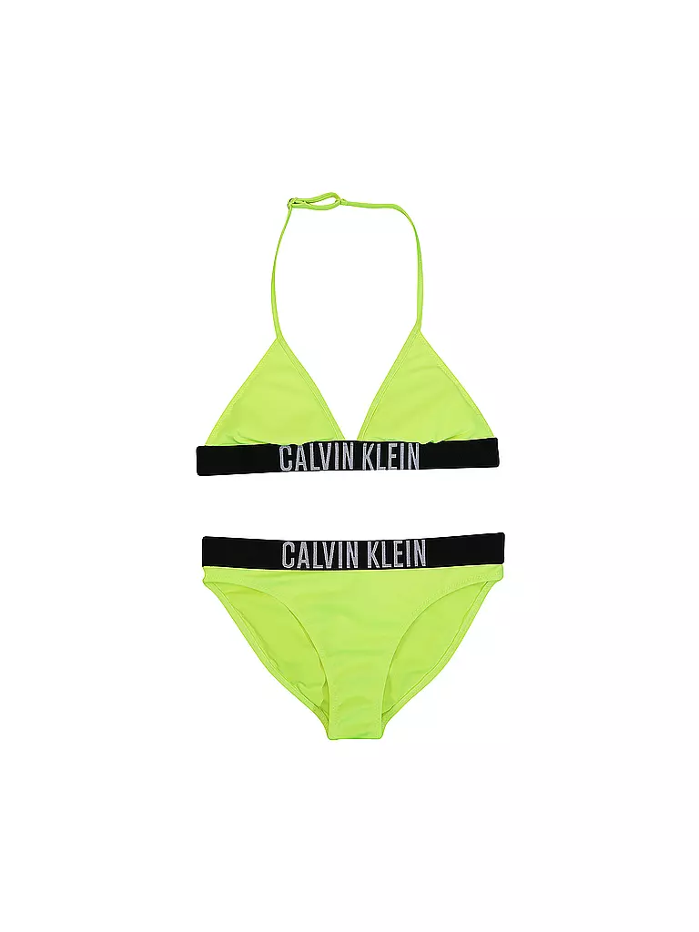 CALVIN KLEIN JEANS Mädchen Bikini gelb