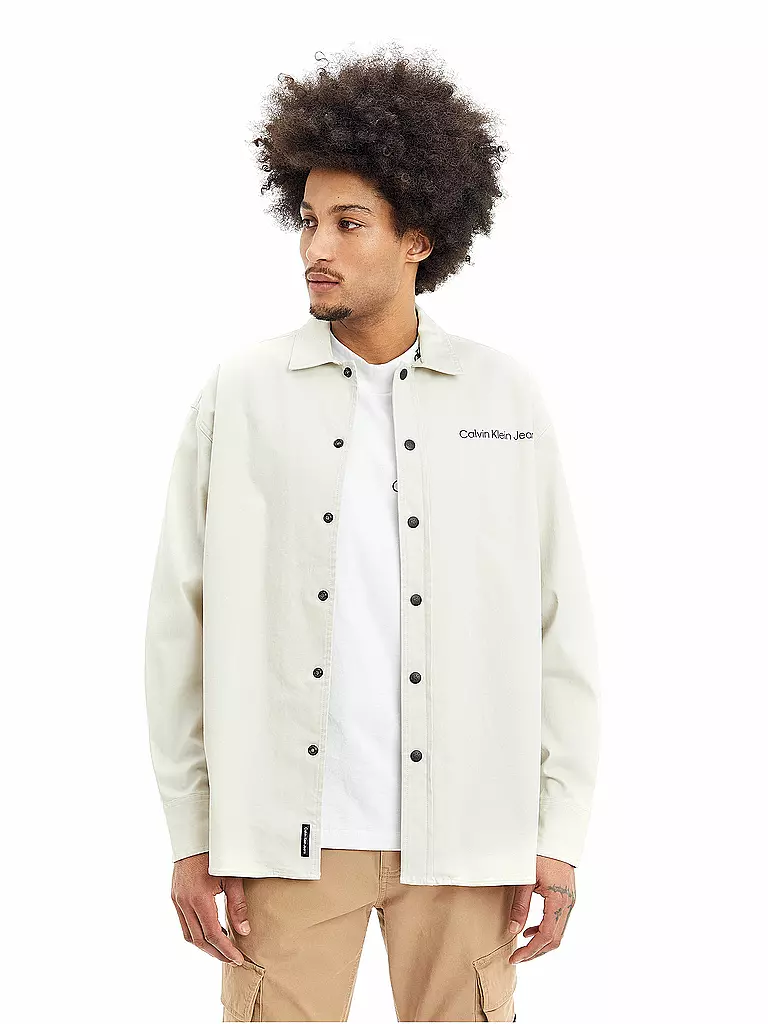 CALVIN KLEIN JEANS | Overshirt  | beige