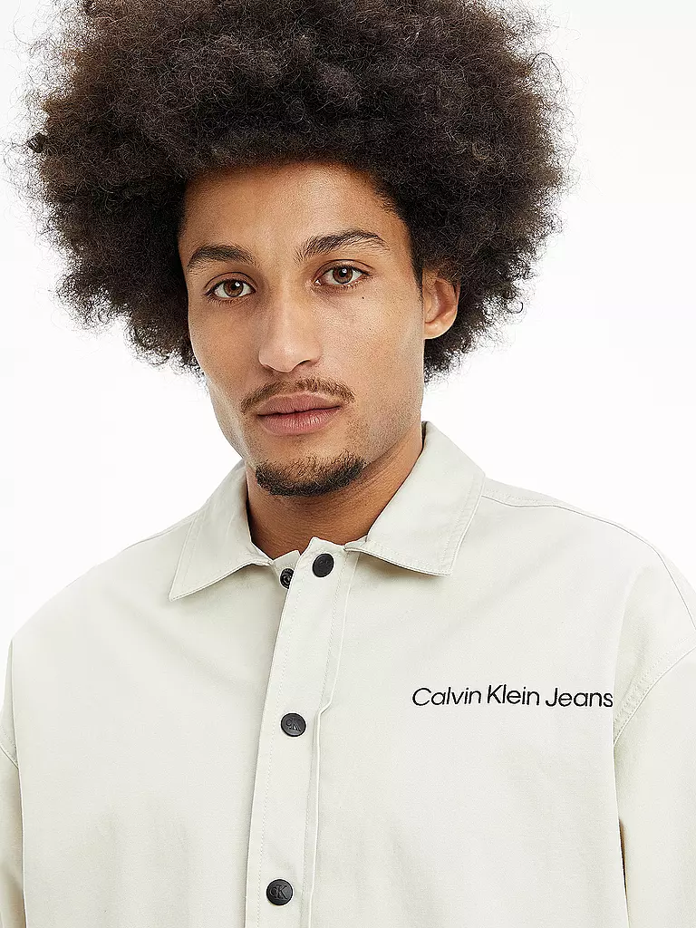 CALVIN KLEIN JEANS | Overshirt  | beige