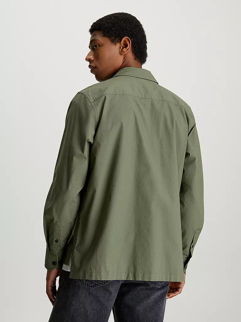 CALVIN KLEIN JEANS | Overshirt UTILITY | olive