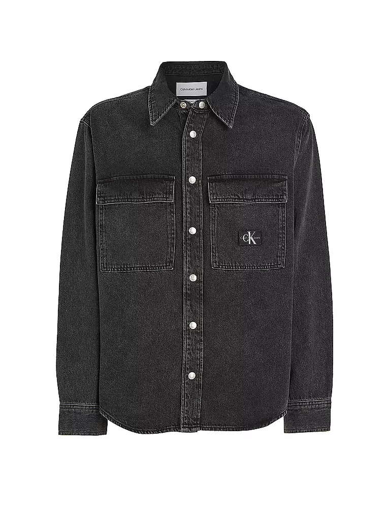 CALVIN KLEIN JEANS | Overshirt | schwarz