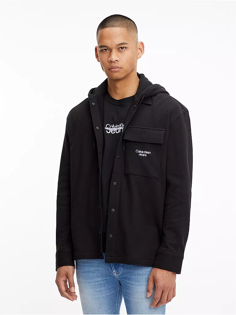 CALVIN KLEIN JEANS | Overshirt | schwarz