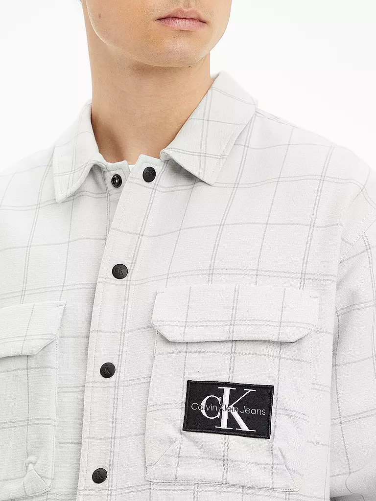 CALVIN KLEIN JEANS | Overshirt | grau