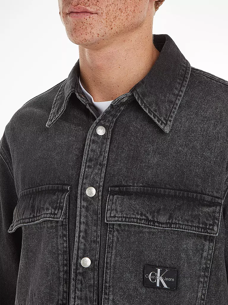 CALVIN KLEIN JEANS | Overshirt | schwarz