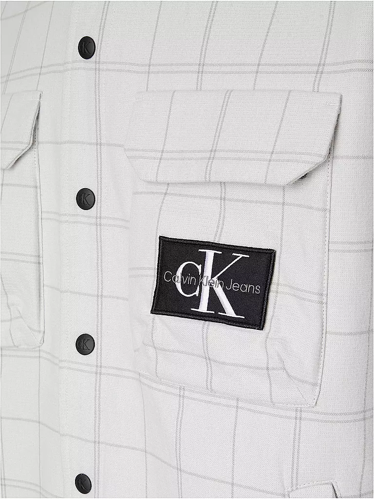 CALVIN KLEIN JEANS | Overshirt | grau