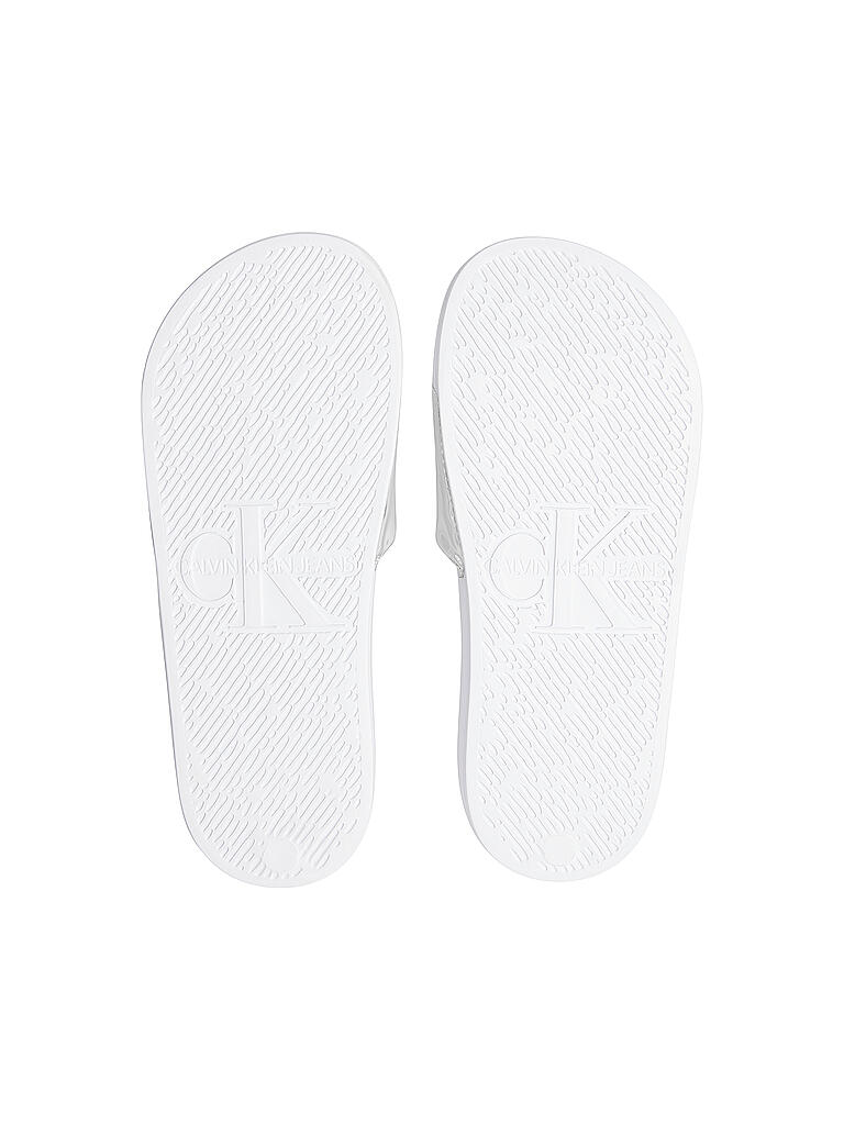 CALVIN KLEIN JEANS | Pantoletten - Badeschuhe | silber
