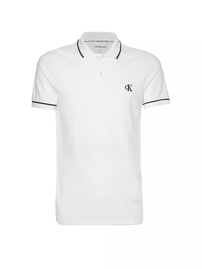 CALVIN KLEIN JEANS | Poloshirt | weiss