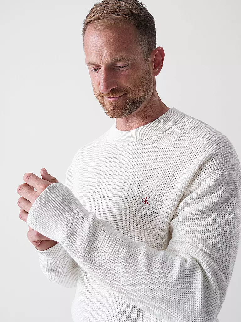 CALVIN KLEIN JEANS | Pullover  | creme