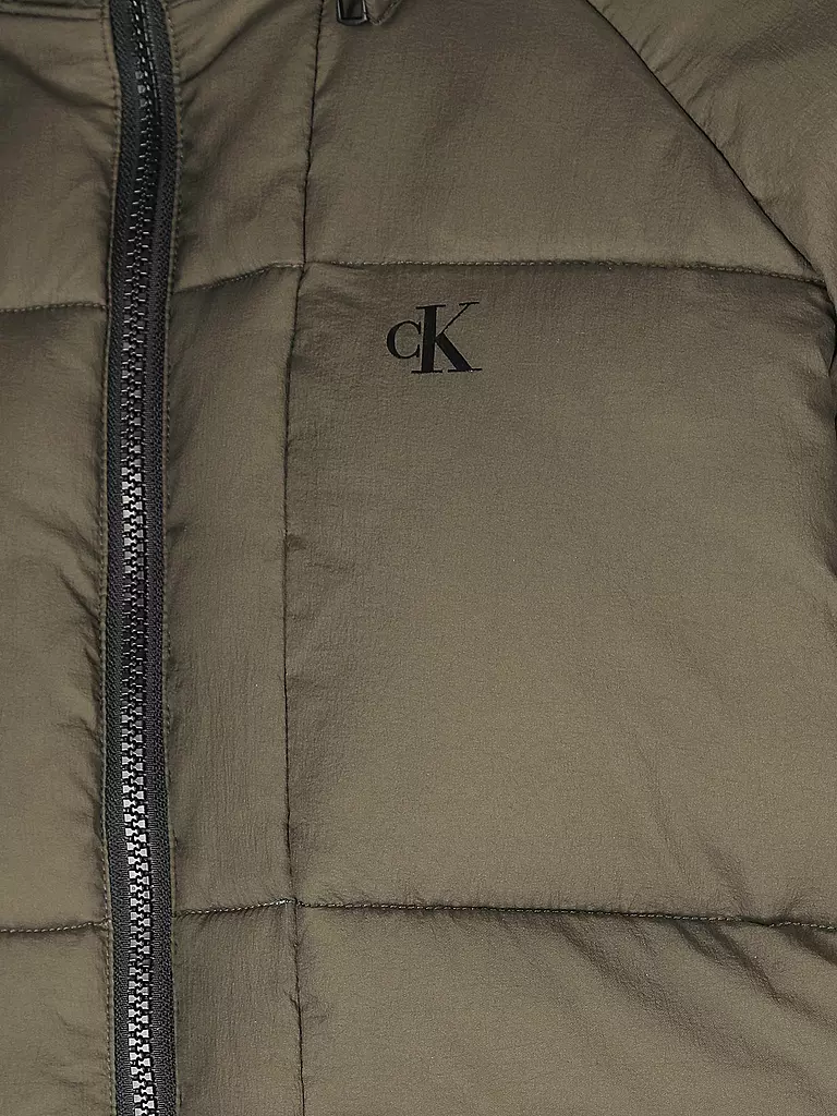 CALVIN KLEIN JEANS | Steppmantel | grün