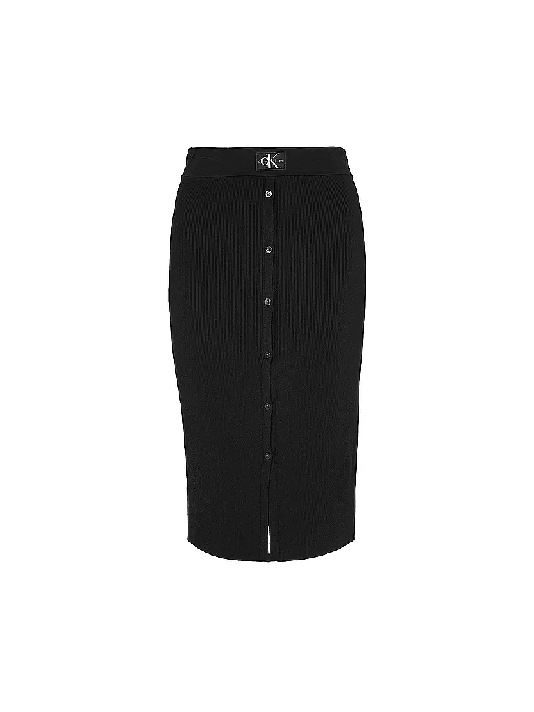 CALVIN KLEIN JEANS | Strickrock | schwarz