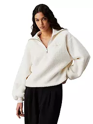 CALVIN KLEIN JEANS | Sweater in Felloptik | Creme