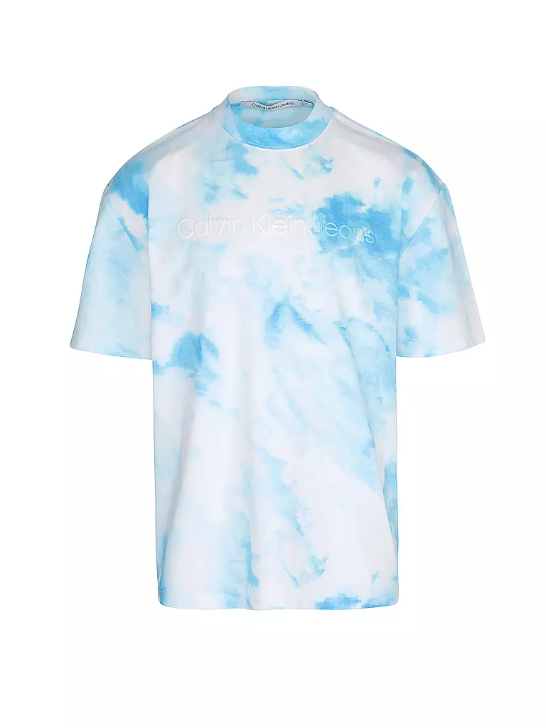 CALVIN KLEIN JEANS | T Shirt Summer Splash | blau