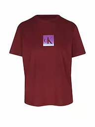 CALVIN KLEIN JEANS | T-Shirt  | dunkelrot