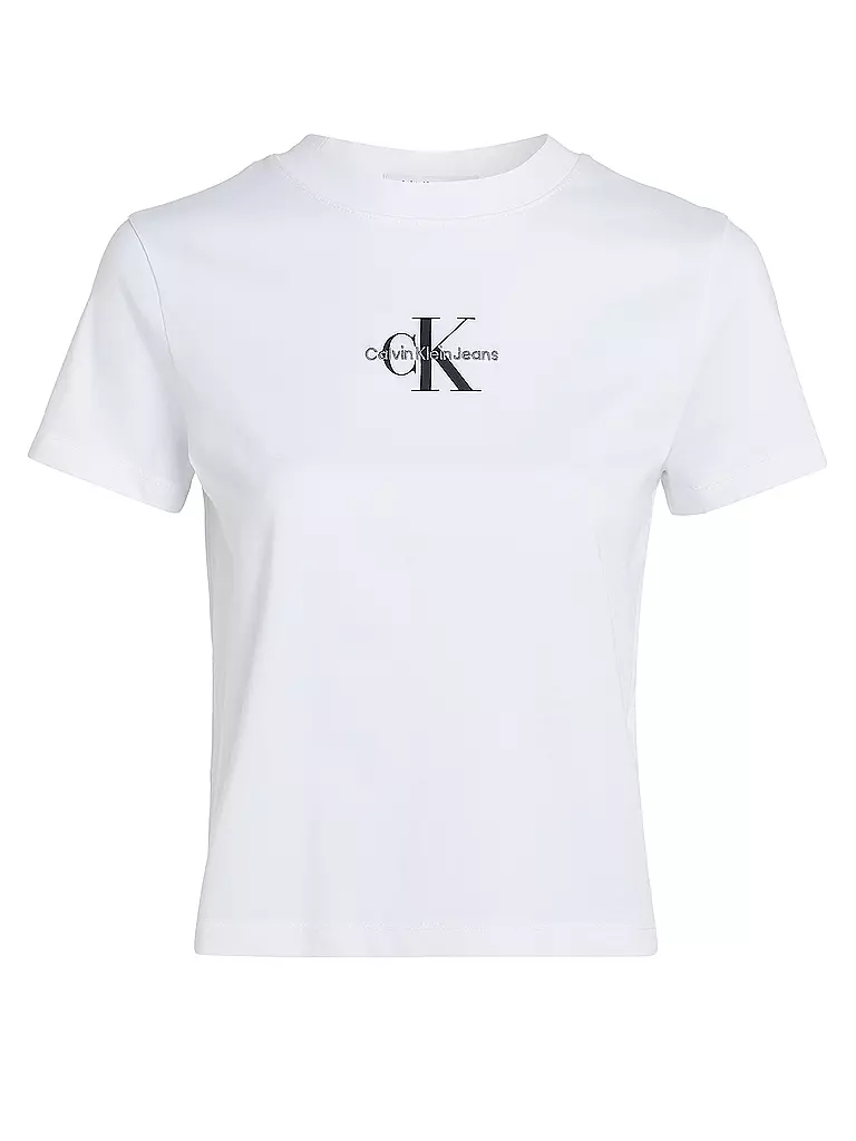 CALVIN KLEIN T-Shirt weiss JEANS