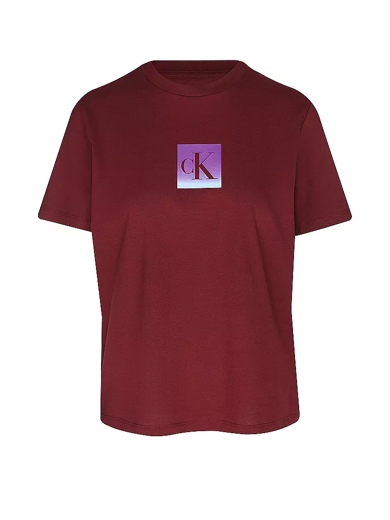 CALVIN KLEIN JEANS | T-Shirt  | dunkelrot