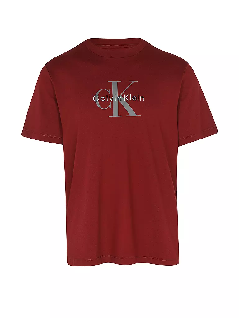 CALVIN KLEIN JEANS | T-Shirt  | dunkelrot
