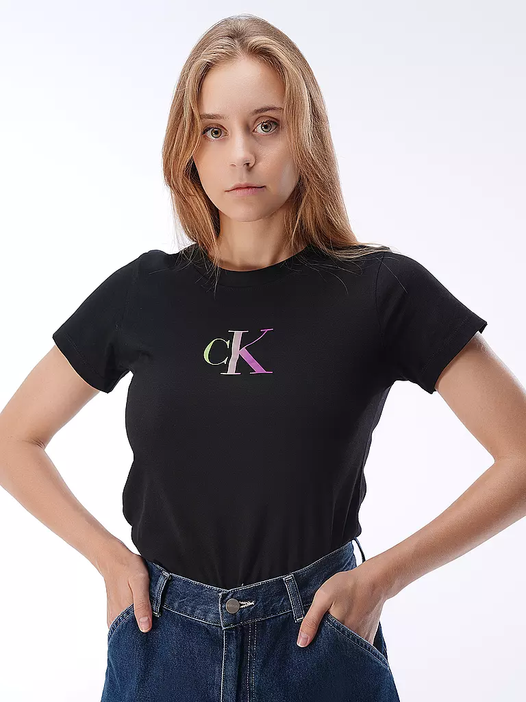 CALVIN KLEIN JEANS | T-Shirt  | schwarz