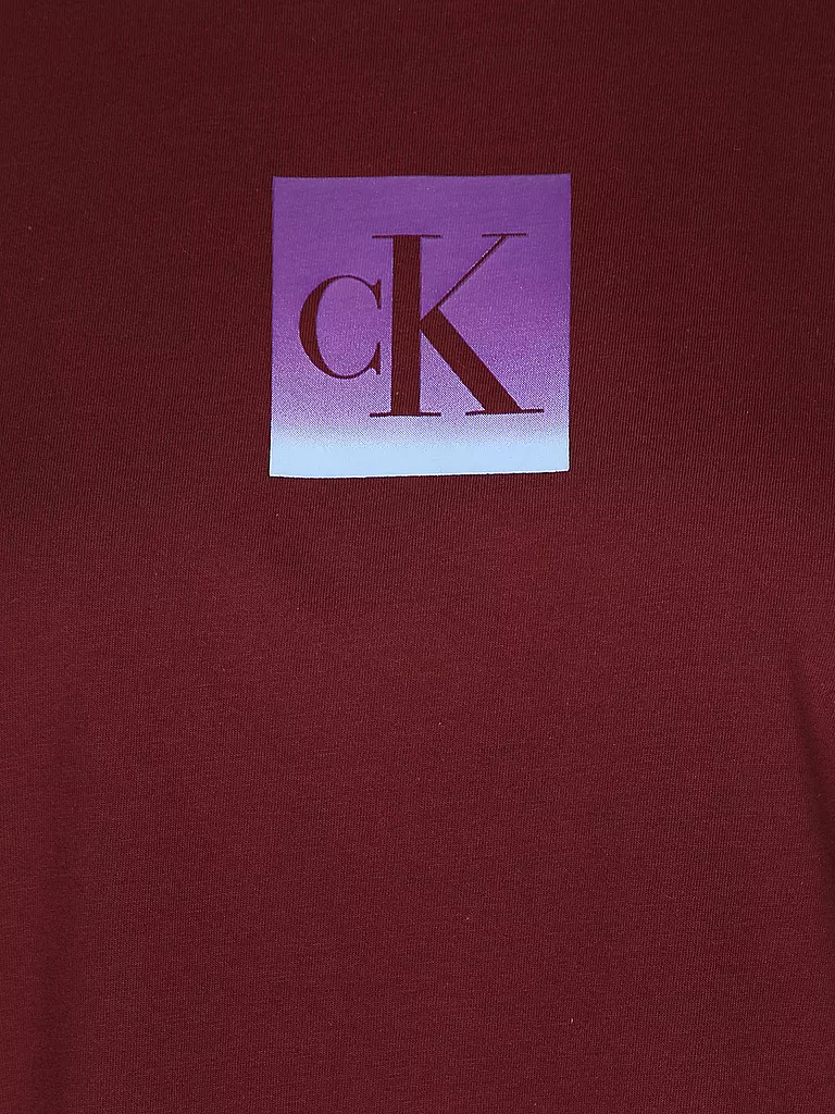 CALVIN KLEIN JEANS | T-Shirt  | dunkelrot