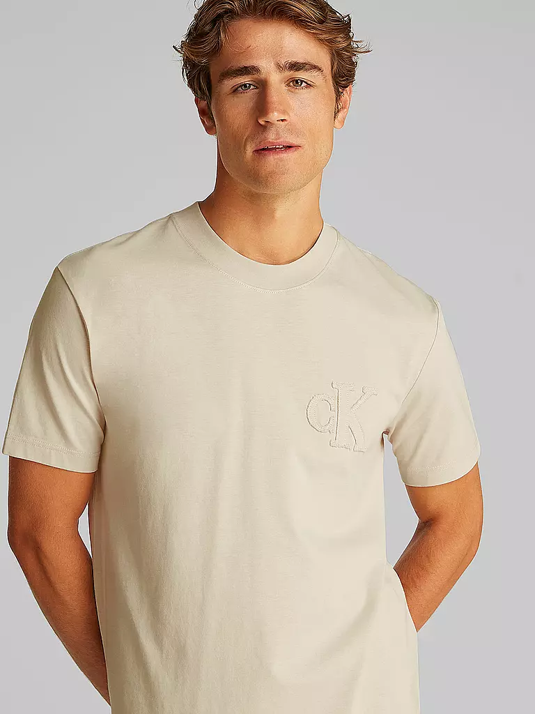 CALVIN KLEIN JEANS | T-Shirt  | beige