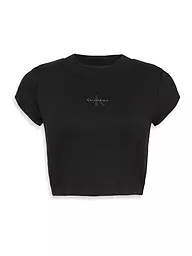 CALVIN KLEIN JEANS | T-Shirt Cropped Fit  | schwarz