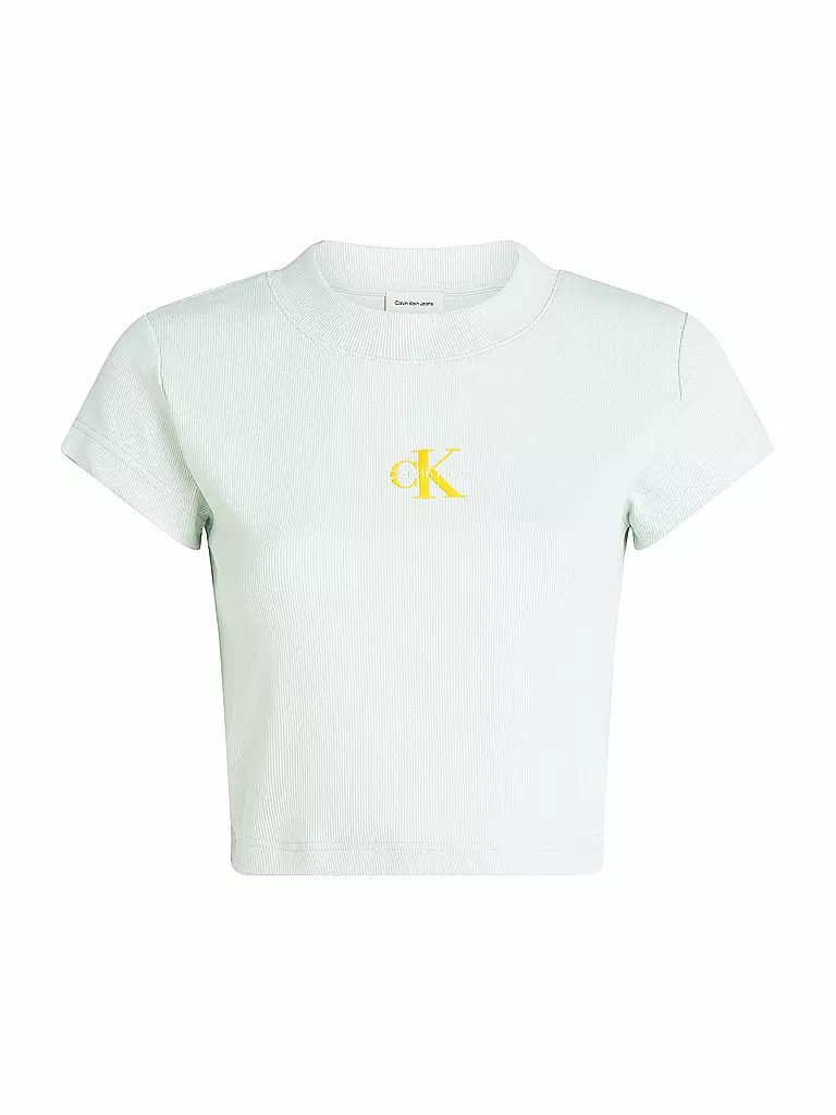 CALVIN KLEIN JEANS | T-Shirt Cropped Fit  | mint