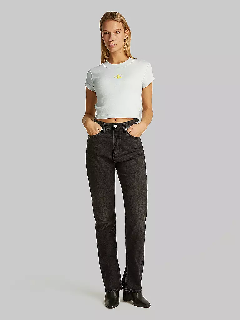 CALVIN KLEIN JEANS | T-Shirt Cropped Fit  | mint