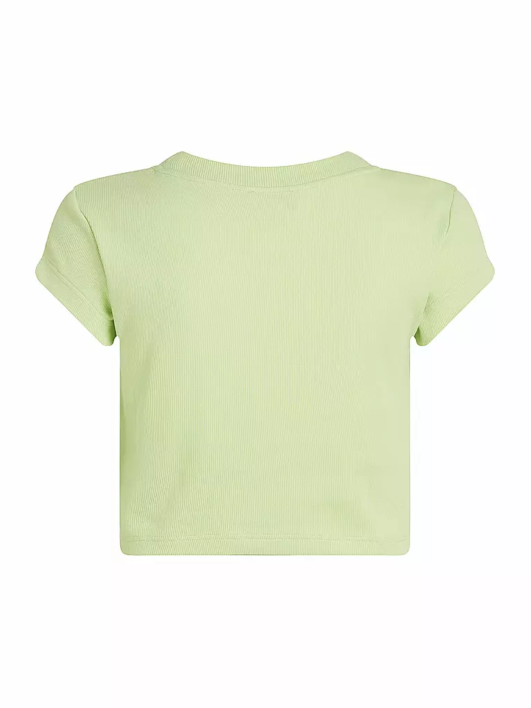 CALVIN KLEIN JEANS | T-Shirt Cropped Fit  | hellgrün