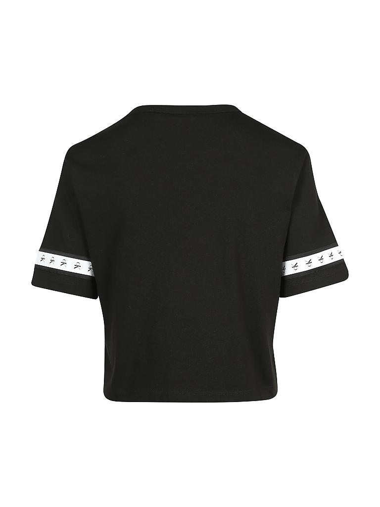 CALVIN KLEIN JEANS | T-Shirt Cropped-Fit | schwarz