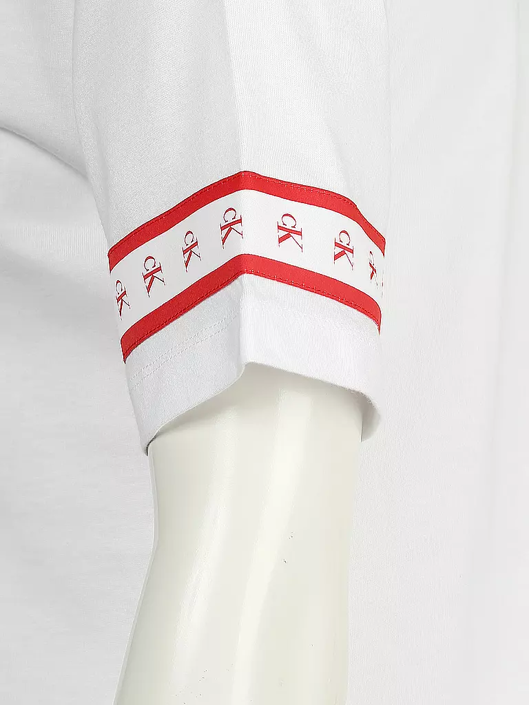 CALVIN KLEIN JEANS | T-Shirt Cropped-Fit | weiss