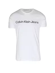 CALVIN KLEIN JEANS | T-Shirt Slim Fit CORE INSTITUTIONAL | weiss