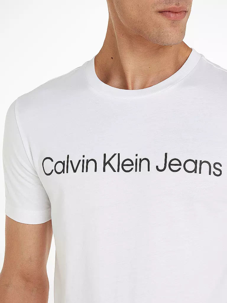 CALVIN KLEIN JEANS | T-Shirt Slim Fit CORE INSTITUTIONAL | schwarz