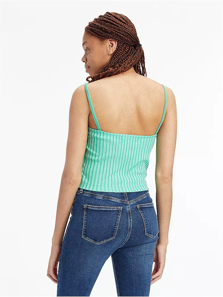 CALVIN KLEIN JEANS | Top Cropped Fit | weiss