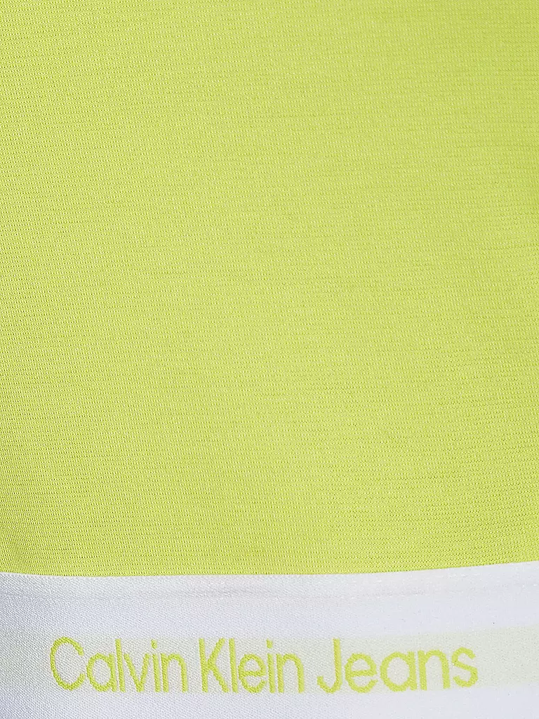 CALVIN KLEIN JEANS | Top Cropped Fit | gelb