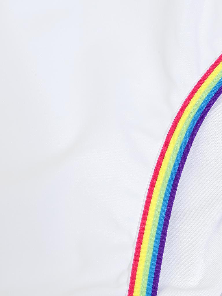 CALVIN KLEIN | Badeanzug " Rainbow " | weiß