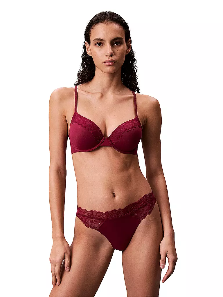 CALVIN KLEIN | BH mit Bügel red | dunkelrot