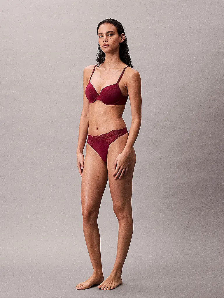 CALVIN KLEIN | BH mit Bügel red | dunkelrot