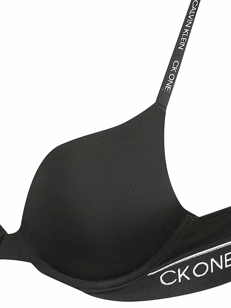 CALVIN KLEIN | BH Push Up "CK One" (Black) | schwarz